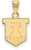 Image of 14K Yellow Gold University of Illinois Small Pendant by LogoArt (4Y044UIL)