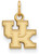 Image of 14K Yellow Gold University of Kentucky X-Small Pendant by LogoArt (4Y001UK)