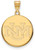 Image of 14K Yellow Gold University of New Mexico Large Pendant by LogoArt (4Y006UNM)