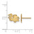 14K Yellow Gold University of South Carolina XSmall Post Earrings LogoArt 4Y049
