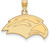 Image of 14K Yellow Gold University of Southern Miss Small Pendant by LogoArt