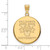 Image of 14K Yellow Gold Valdosta State University Large Disc Pendant by LogoArt