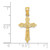 Image of 14K Yellow Gold w/ Arrow Pointed Ends Crucifix Pendant