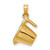 Image of 14K Yellow Gold w/ Enamel 3-D Measuring Cup Pendant