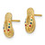 Image of 11mm 14K Yellow Gold w/ Multi-Color Enamel Flip-Flop Stud Earrings