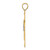 Image of 14k Yellow Gold w/ Rhodium Cross w/ Rosary Pendant C4771