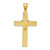 Image of 14k Yellow Gold w/ Rhodium Cross w/ Rosary Pendant C4771