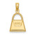Image of 14K Yellow Gold w/ Rhodium-Plated 2-D Purse Pendant