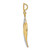 Image of 14K Yellow Gold w/ Rhodium-Plated Cut-Out Heart Pendant