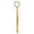 Image of 14K Yellow Gold w/ Rhodium-Plated Filigree & Milgrain Cross Pendant