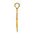 Image of 14K Yellow Gold w/ Textured Scalloped Edge Crucifix Pendant Image of 14K Yellow Gold w/ Textured Scalloped Edge Crucifix Pendant