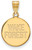 Image of 14K Yellow Gold Wake Forest University Medium Disc Pendant by LogoArt (4Y067WFU)