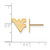 14K Yellow Gold West Virginia University X-Small Post Earrings by LogoArt