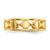 Image of 14K Yellow Gold Wide Cutout Kite-Shapes Toe Ring