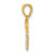 Image of 14k Yellow Gold with Rhodium Infinity Heart Pendant