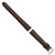 Image of 14mm 6.75" Brown Smooth Leather Silver-tone Buckle Watch Band