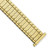 Image of 15-20mm 6.25" Mens Yellow-tone Expansion Stainless Steel Watch Band