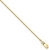 Image of 16" 10K Yellow Gold 0.9mm Box Chain Necklace