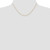Image of 16" 10K Yellow Gold 1.15mm Carded Cable Rope Chain Necklace