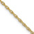 Image of 16" 10K Yellow Gold 1.55mm Carded Cable Rope Chain Necklace