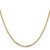 Image of 16" 10K Yellow Gold 2.2mm Diamond-cut Cable Chain Necklace