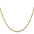 Image of 16" 10K Yellow Gold 2.8mm Semi-Solid Rope Chain Necklace