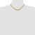 Image of 16" 10K Yellow Gold 4.75mm Semi-Solid Rope Chain Necklace