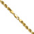 Image of 16" 14K Yellow Gold 4.9mm Semi-solid Diamond-cut Rope Chain Necklace