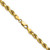 Image of 16" 14K Yellow Gold 4mm Semi-solid Diamond-cut Rope Chain Necklace