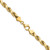 Image of 16" 14K Yellow Gold 5.5mm Semi-solid Diamond-cut Rope Chain Necklace