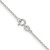 Image of 16" Sterling Silver 1.10mm Forzantina Cable Chain Necklace