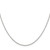 Image of 16" Sterling Silver 1.25mm Diamond-cut Forzantina Cable Chain Necklace