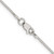 Image of 16" Sterling Silver 1.25mm Diamond-cut Snake Chain Necklace