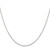Image of 16" Sterling Silver 1.30mm Forzantina Cable Chain Necklace
