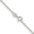 Image of 16" Sterling Silver 1.4mm Diamond-cut Forzantina Cable Chain Necklace