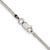 Image of 16" Sterling Silver 1.5mm Diamond-cut Flat Snake Chain Necklace