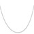 Image of 16" Sterling Silver 1mm Rhodium-plated Cable Chain Necklace