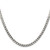 Image of 16" Sterling Silver 4.5mm Flat Curb Chain Necklace