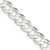 Image of 16" Sterling Silver 8mm Concave Beveled Curb Chain Necklace