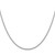 Image of 16" Sterling Silver Rhodium-plated 1.4mm Box Chain Necklace