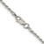 Image of 16" Sterling Silver Rhodium-plated 1.85mm Diamond-cut Rope Chain Necklace