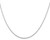 Image of 16" Sterling Silver Rhodium-plated 1mm Cable Chain Necklace