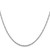 Image of 16" Sterling Silver Rhodium-plated 2mm Loose Rope Chain Necklace