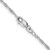 Image of 16" Sterling Silver Rhodium-plated 2mm Loose Rope Chain Necklace