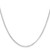Image of 16" Sterling Silver Rhodium-plated 2mm Rolo Chain Necklace