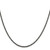 Image of 16" Sterling Silver Ruthenium-plated 2.3mm Rope Chain Necklace