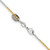Image of 16" White & Yellow Rhodium over Brass 1.5mm Ball Chain Necklace Image of 16" White & Yellow Rhodium over Brass 1.5mm Ball Chain Necklace