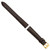 16mm 7.5 inch Brown Genuine Lizard Leather Gold-tone Buckle Watch Band