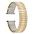 Image of 17-22mm 7.25" Mens Long Yellow-tone Expansion Stainless Steel Watch Band