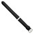 Image of 17mm 7.5" Black Lizard Style Grain Leather Silver-tone Buckle Watch Band
